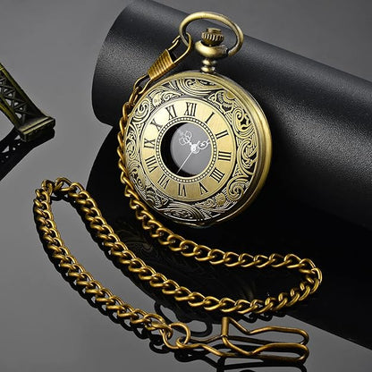 Classic Retro Pocket Watch for Men Skanto