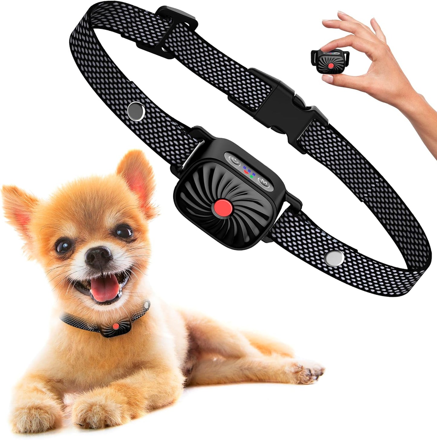 BowLift | Adjustable Anti Bark Collar for Dogs | Humane, Comfortable & Effective Bark Control Device for Small to Large Breeds
