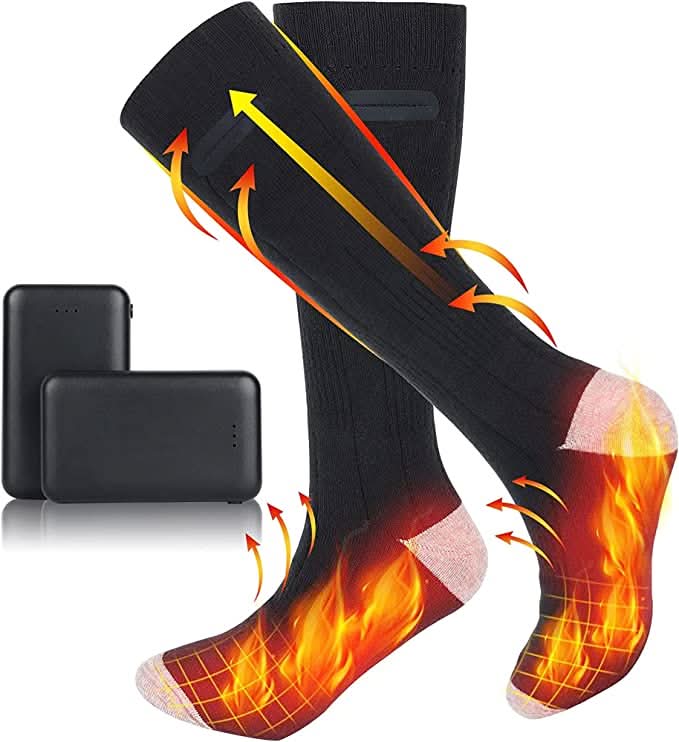 Skanto | Rechargeable Heated Socks with Adjustable Temperature