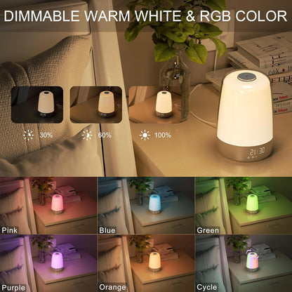 Skanto | Aurora Wake-Up Light | Sunrise & Sunset | USB-C Rechargeable