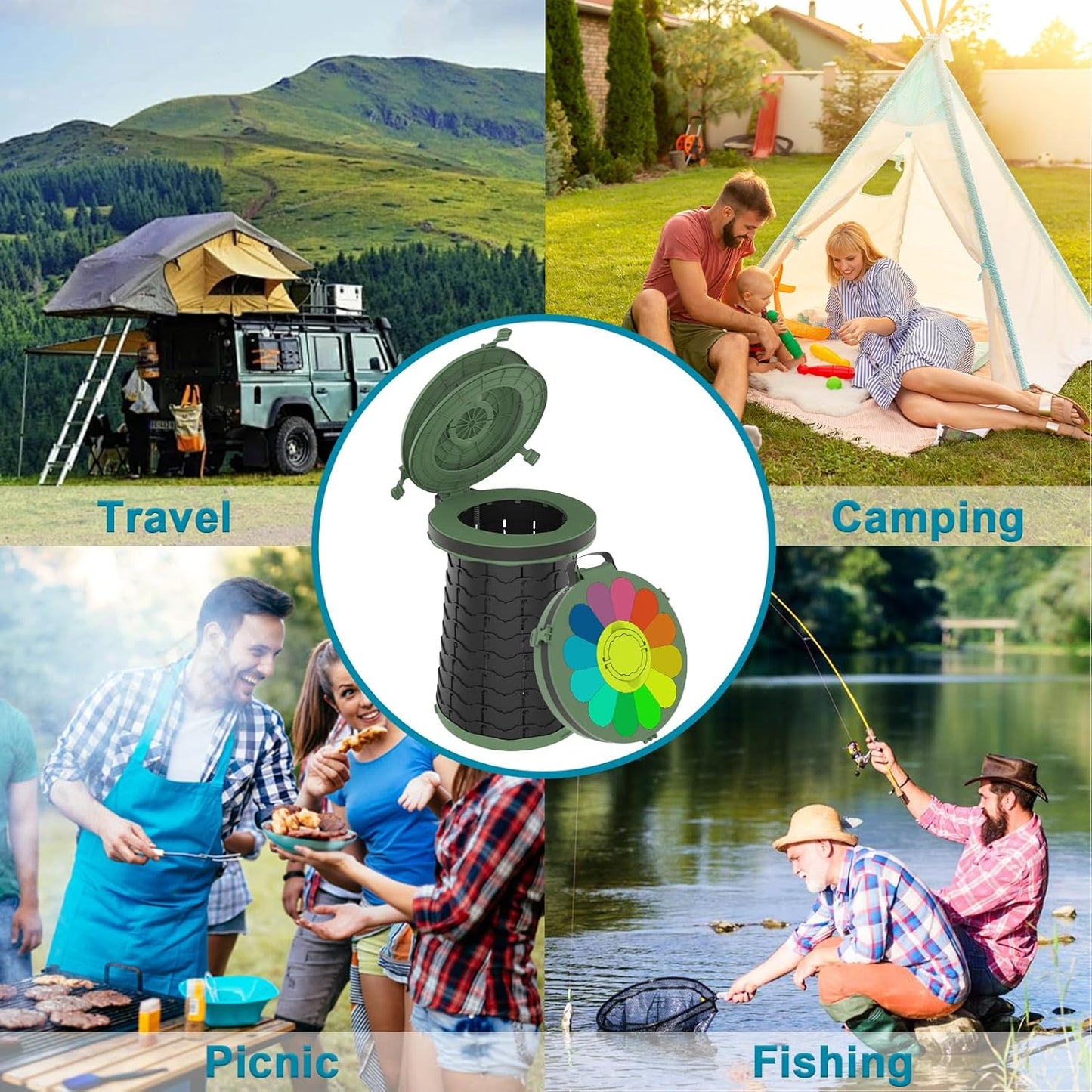 BowLift | Portable Toilet with Adjustable Height – CampMate