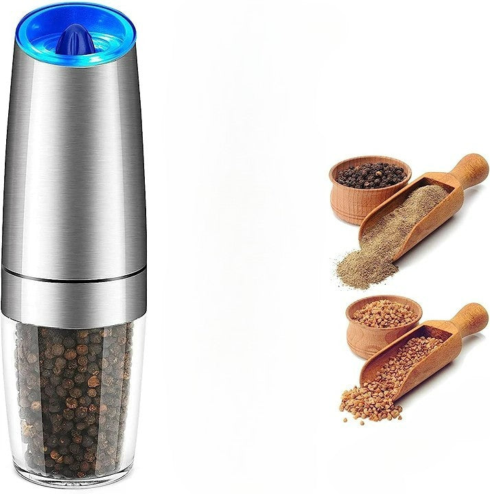 Automatic Electric Gravity Induction Salt and Pepper Grinder | Bowlift