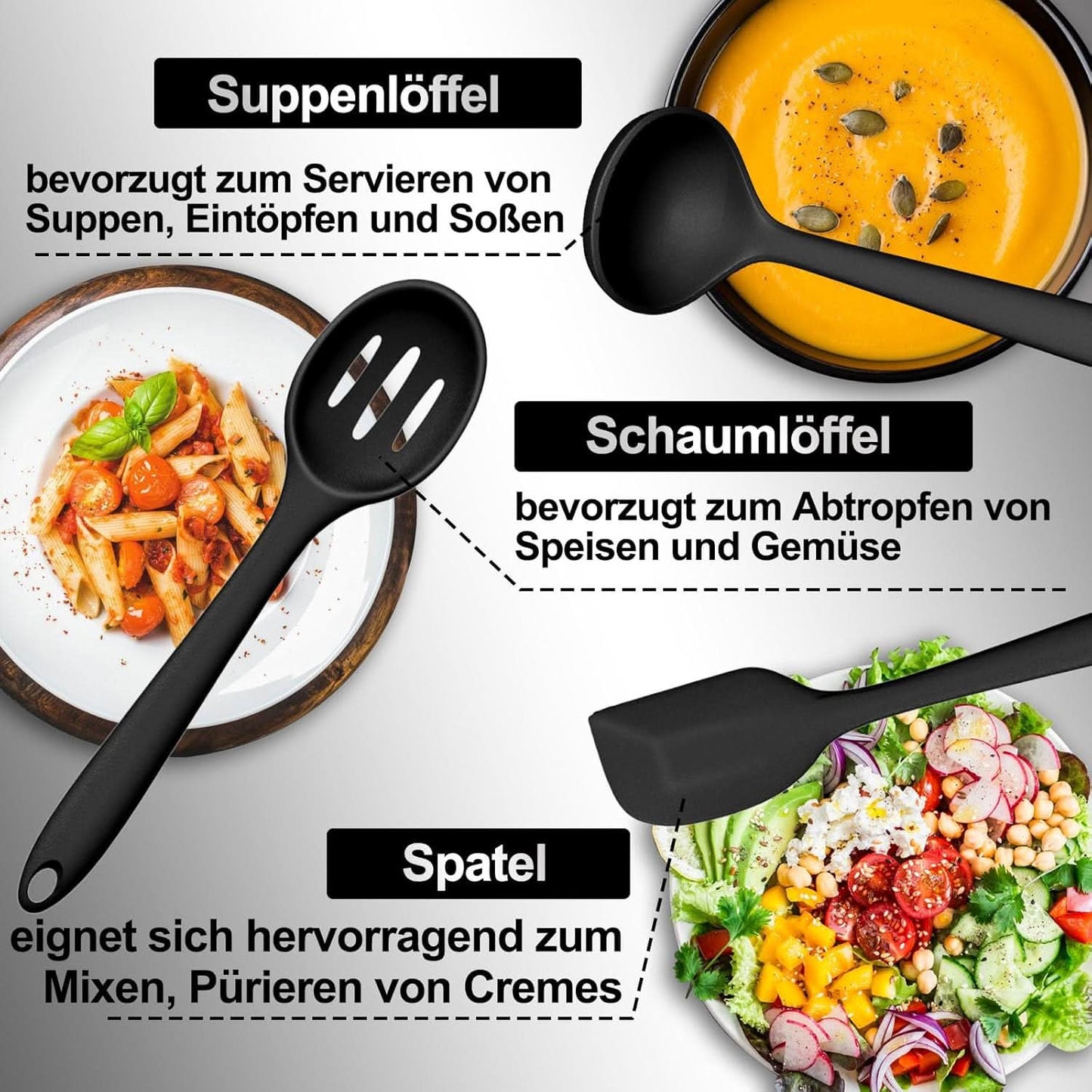 BowLift | KitchenPro - Silicone Kitchen Utensil Set