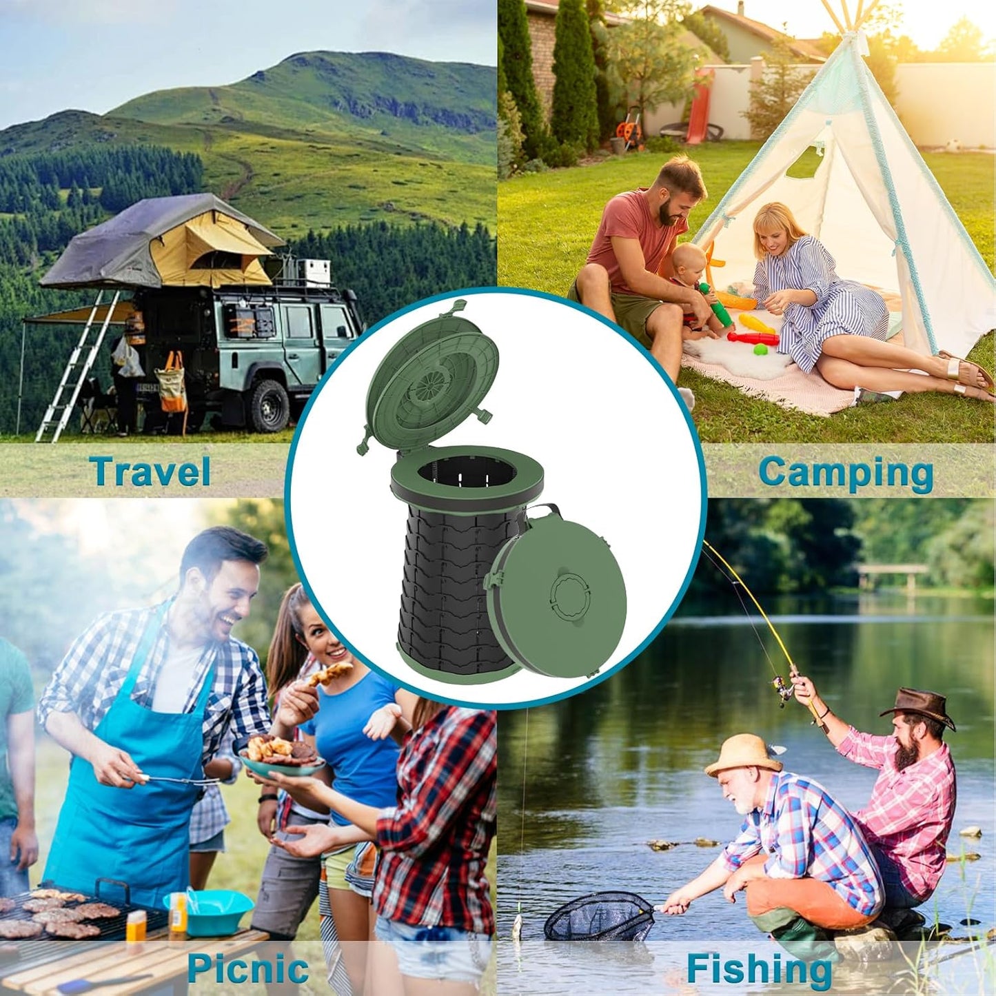 BowLift | Portable Toilet with Adjustable Height – CampMate