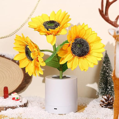 Skanto | Skanto Sunflower LED Table Lamp - Decorative Lighting Fixture for Home Decor & Bedside Use
