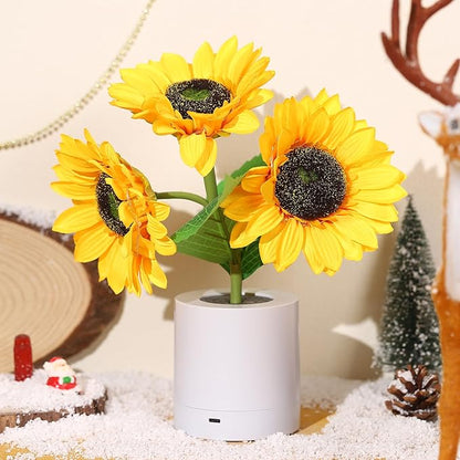 Skanto | Skanto Sunflower LED Table Lamp - Decorative Lighting Fixture for Home Decor & Bedside Use