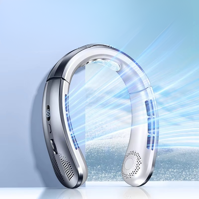 Portable Neck Air Conditioner Fan, rechargeable, bladeless, personal wearable
