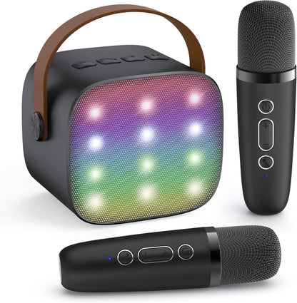 Skanto | Portable Mini Karaoke Machine with Bluetooth Speaker and 2 Wireless Microphones – Veylo
