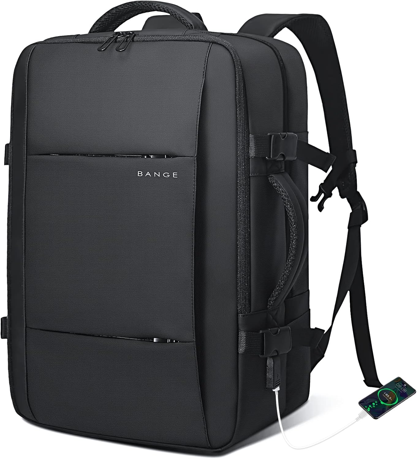 Expandable 26–45L Waterproof Travel Backpack with Laptop Sleeve & Duffle Carry | Bowlift