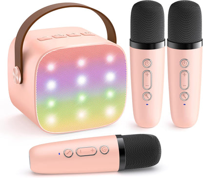 Skanto | Portable Mini Karaoke Machine with Bluetooth Speaker and 2 Wireless Microphones – Veylo