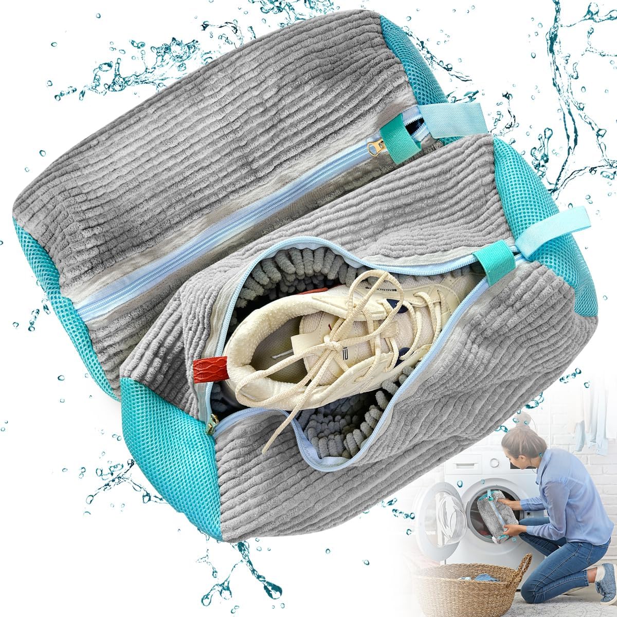 Shoe wash bag (2-pack)