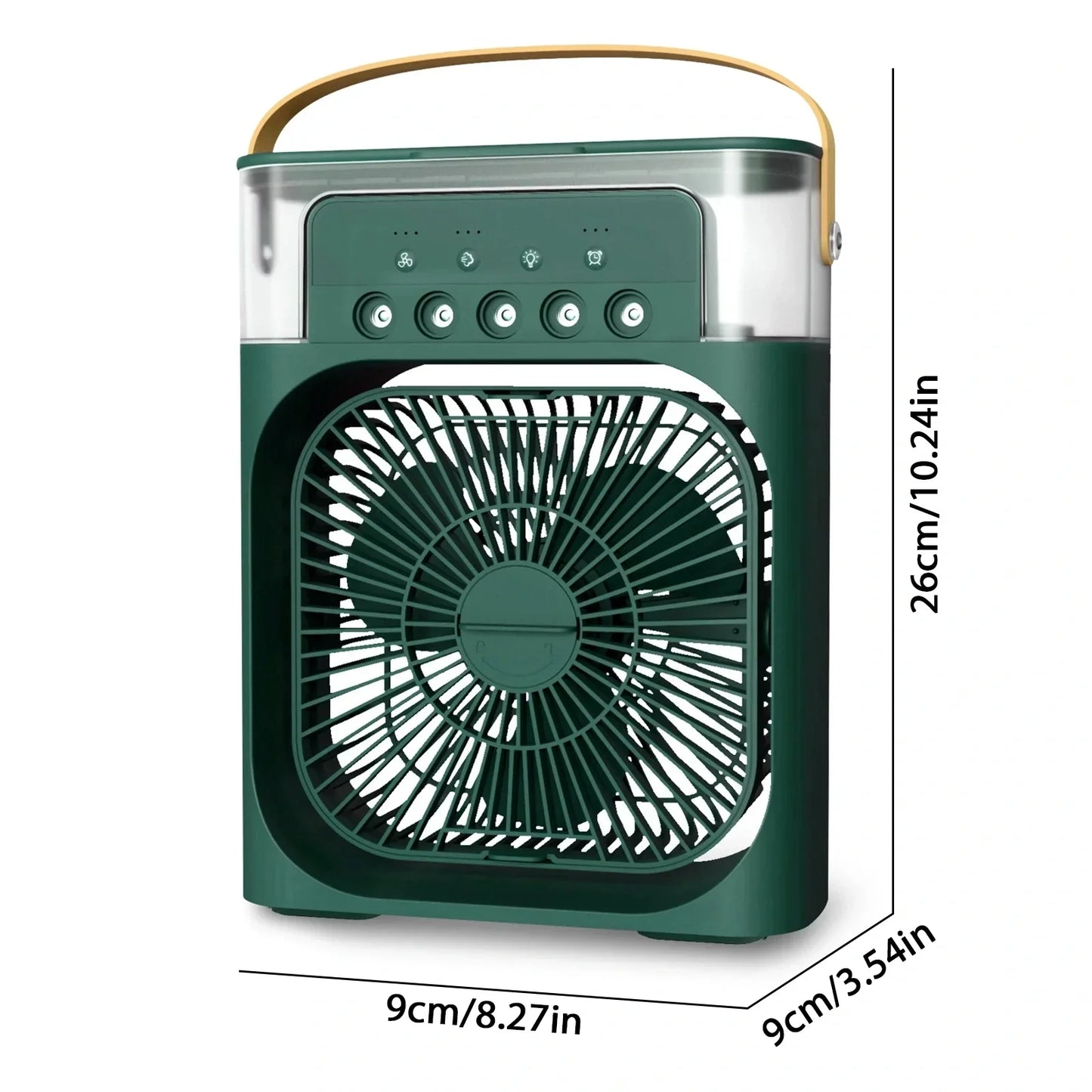 3-in-1 Portable Air Cooler with Humidifier and LED Night Lights | Bowlift