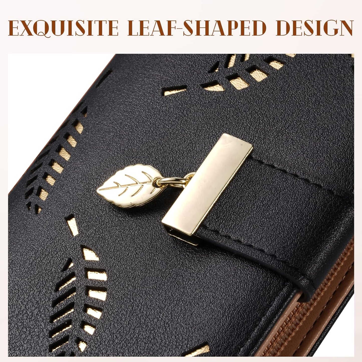 Stylish Leather Wallet for Women Bowlift