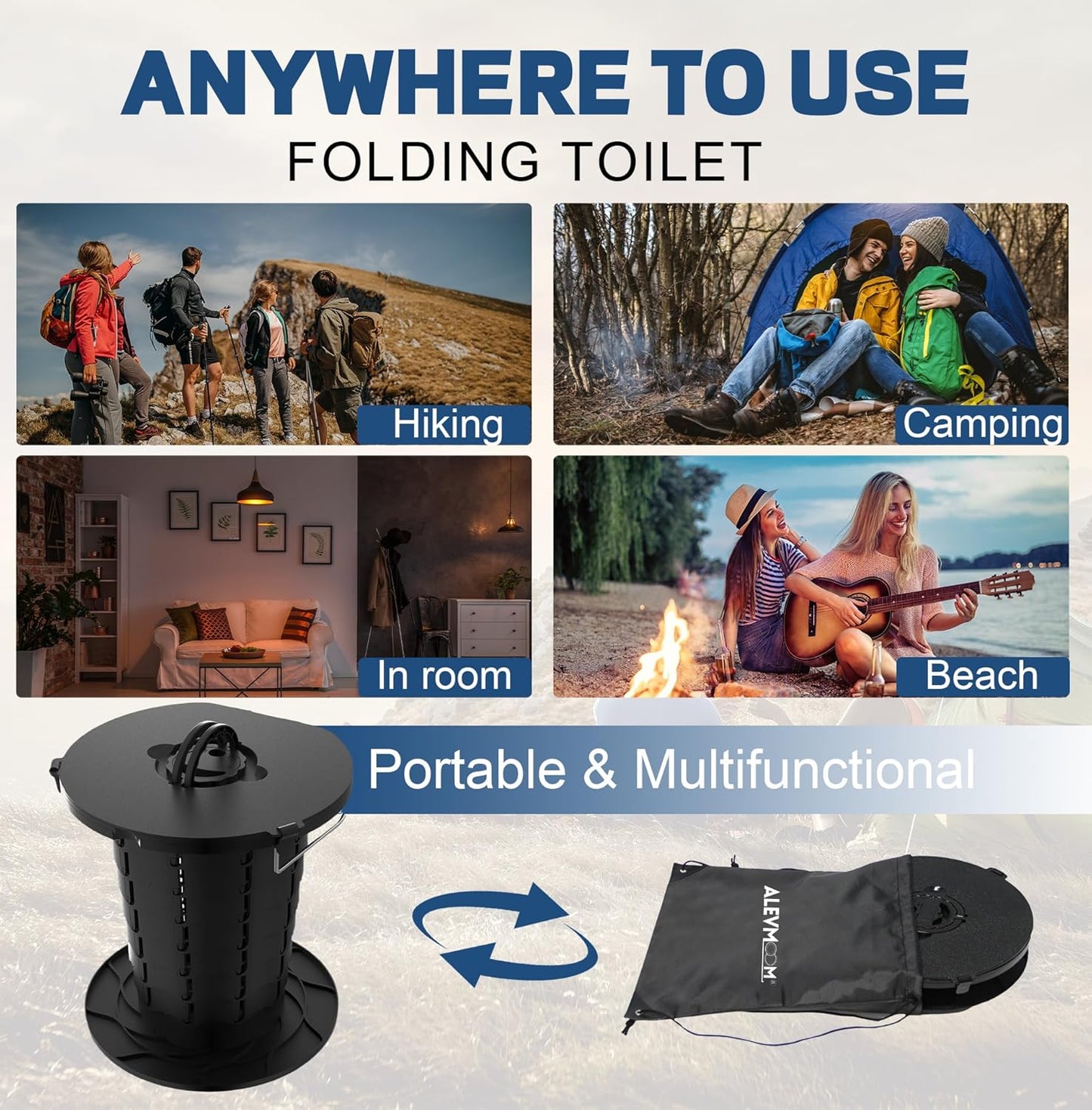 BowLift | Portable Toilet with Adjustable Height – CampMate