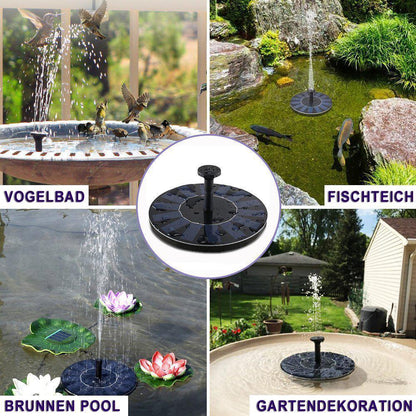 Solar fountain pump