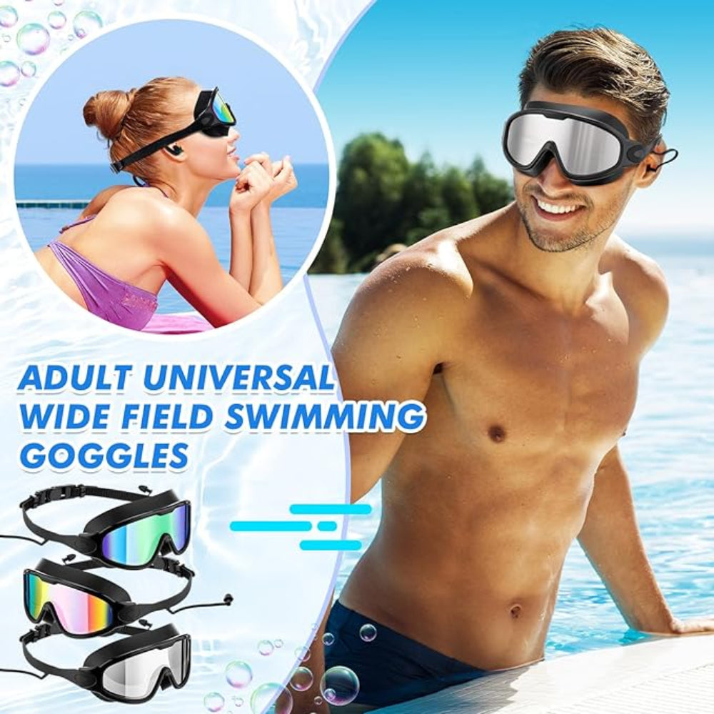 Swim goggles 3-piece set for adults & children | Bowlift