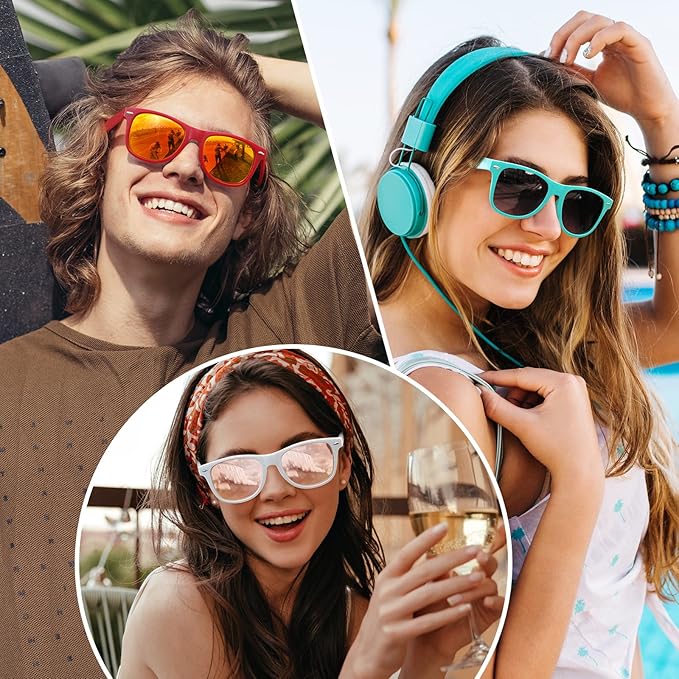 Classic 80's Retro Polarized Sunglasses - Jamie | Bowlift