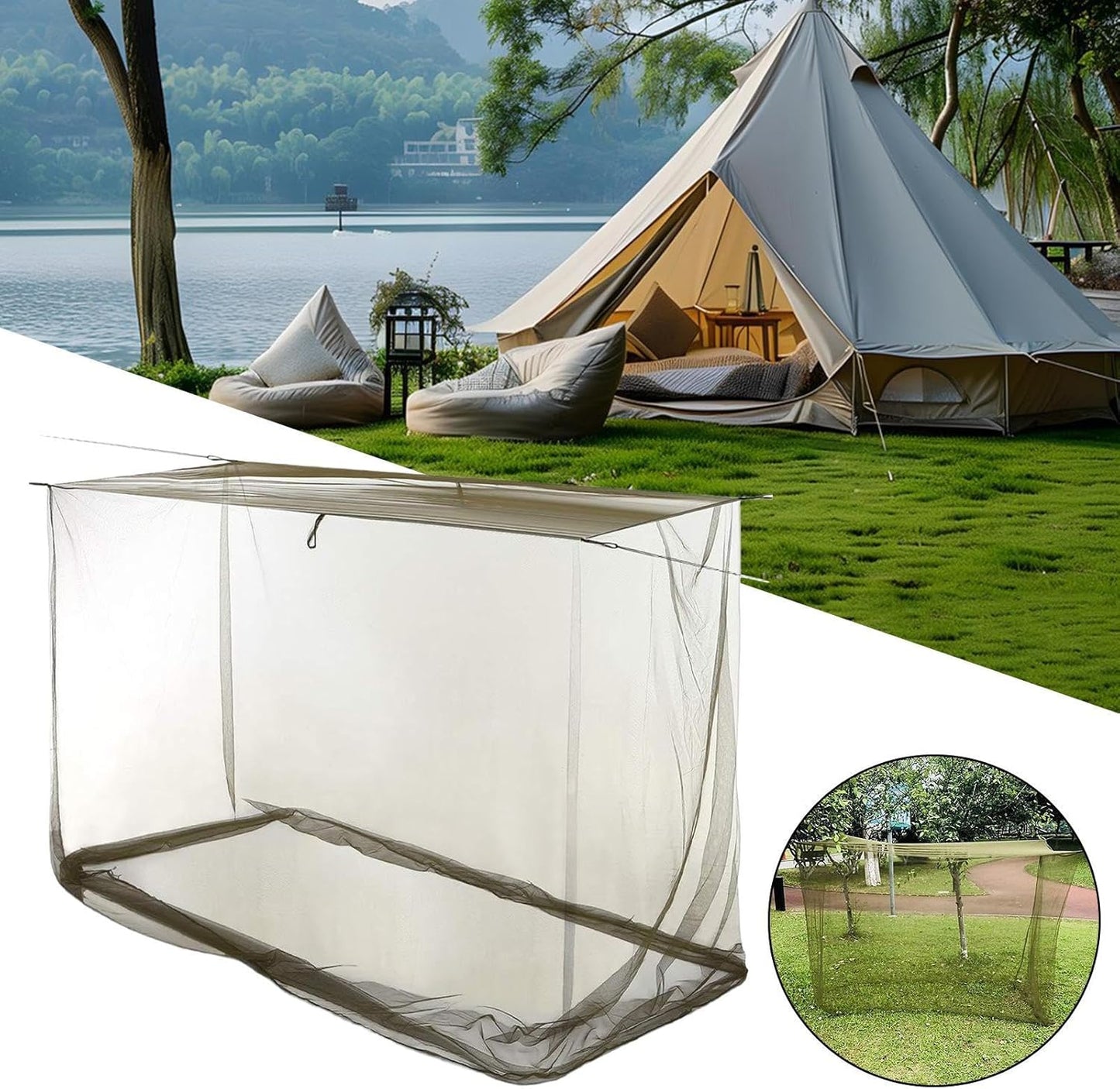 BowLift | Outdoor Rectangular Fly Net Canopy – Ventora