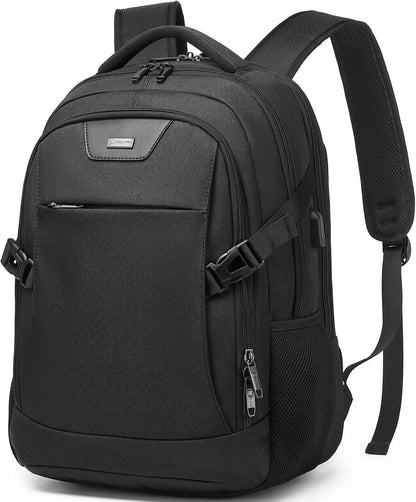 Water-Resistant Travel Laptop Backpack with USB Port & Organised Storage | Bowlift