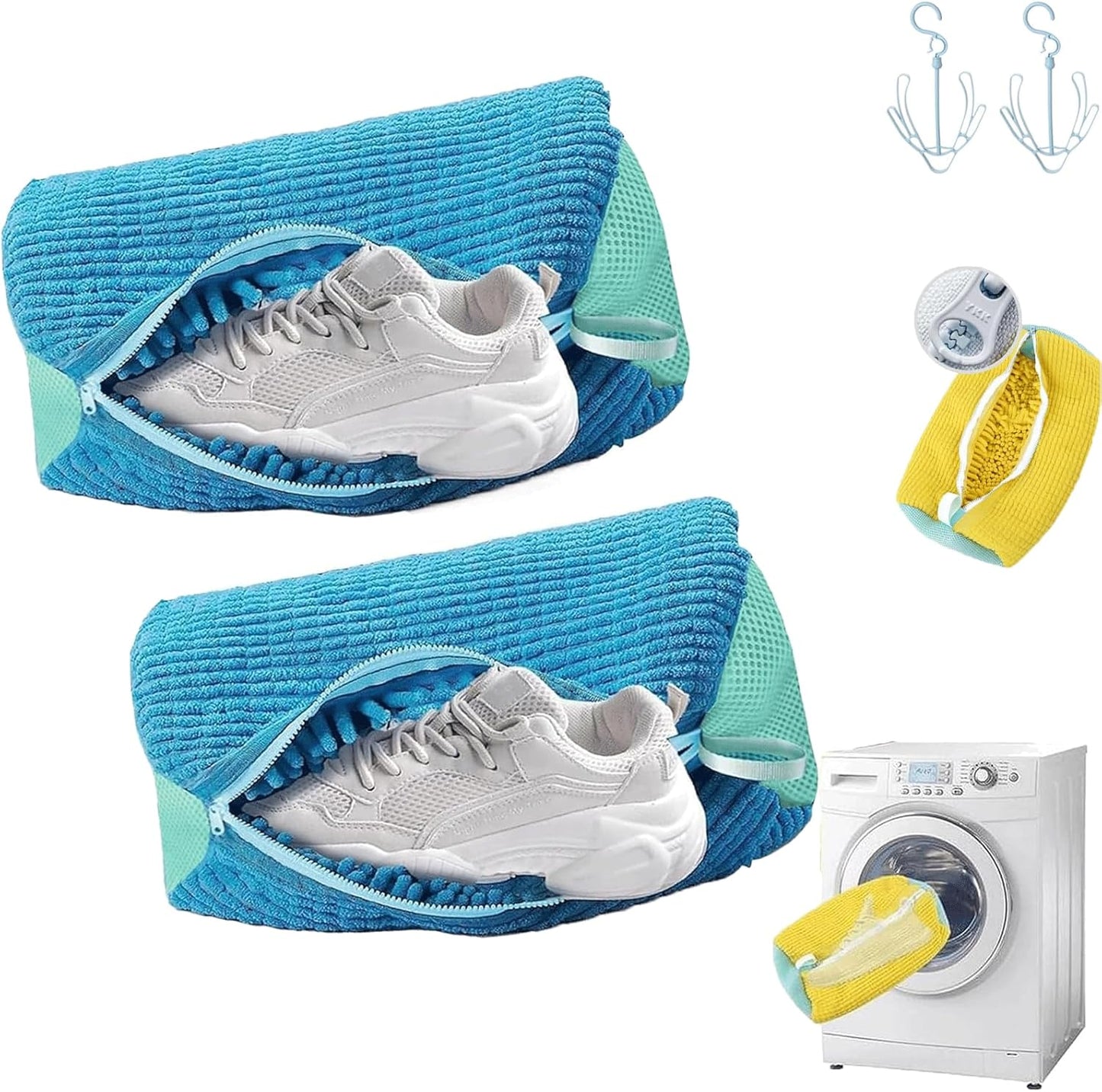 Shoe wash bag (2-pack)