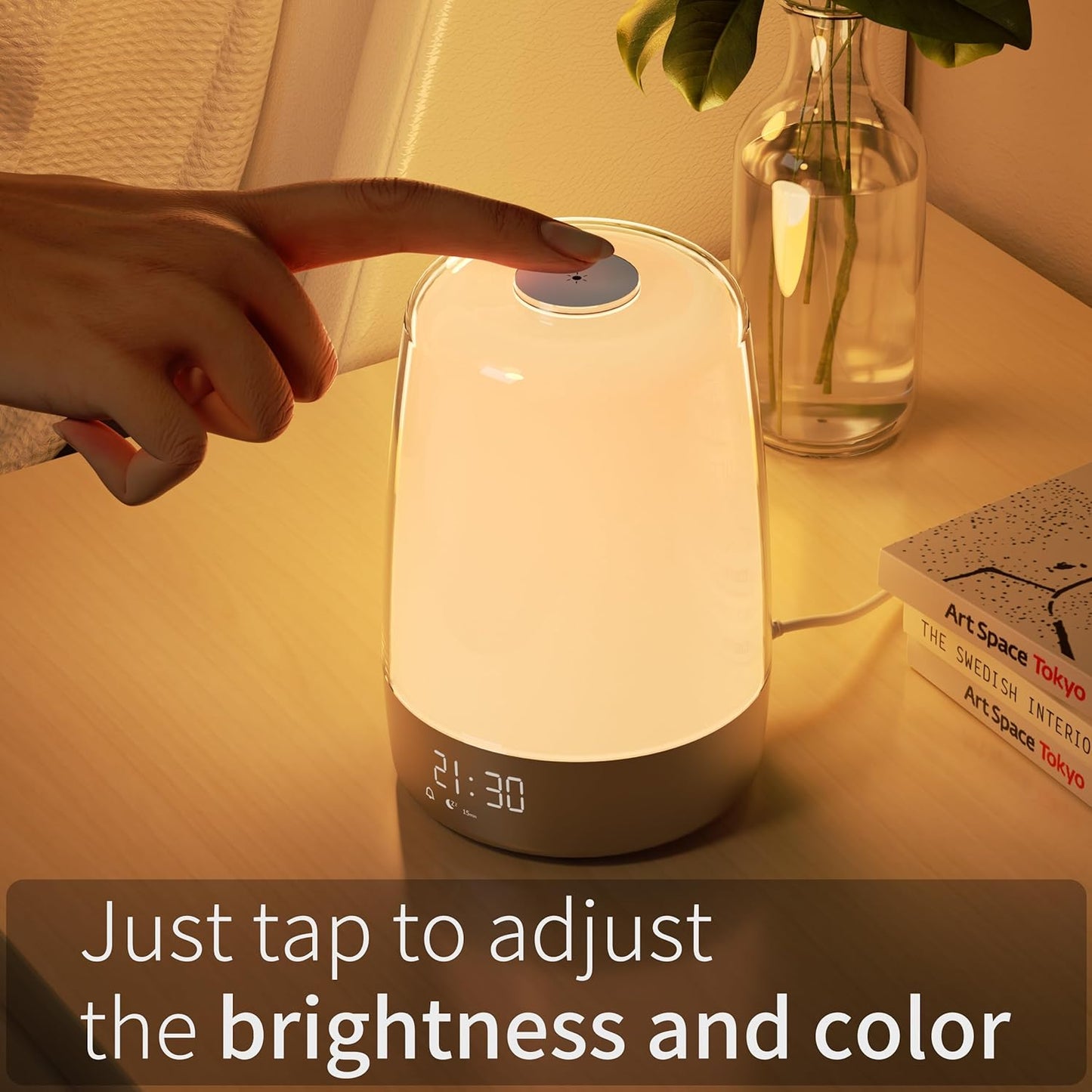 Skanto | Aurora Wake-Up Light | Sunrise & Sunset | USB-C Rechargeable