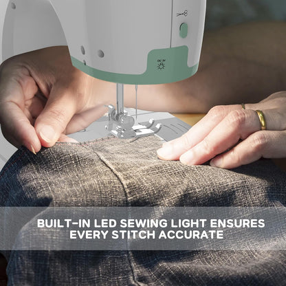 Skanto | Portable Sewing Machine with 12 Stitches and Extension Table – StitchPro