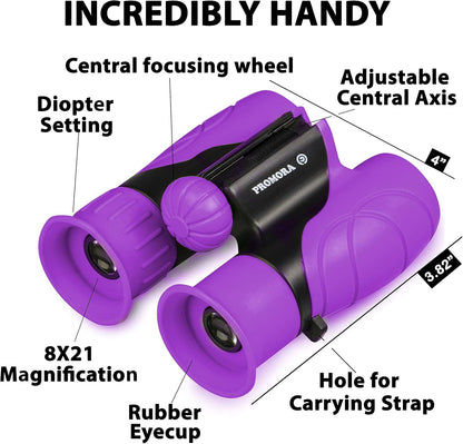 Karnz | Binoculars for Children Lightweight Outdoor Adventure
