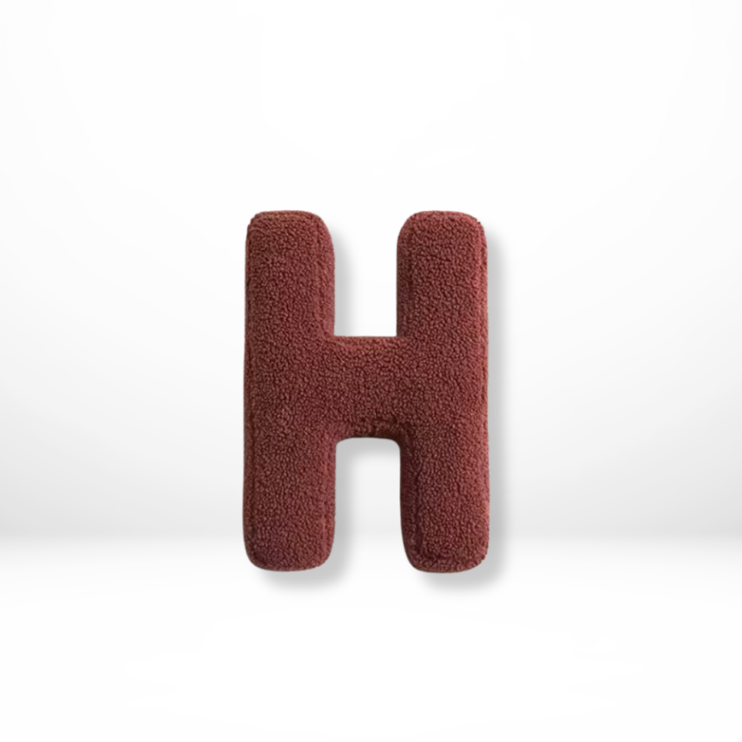 BowLift | Velvet Alphabet Decorative Cushion With Letters A To Z