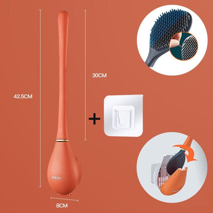 🔥 Modern Home Flexible Silicone Toilet Brush