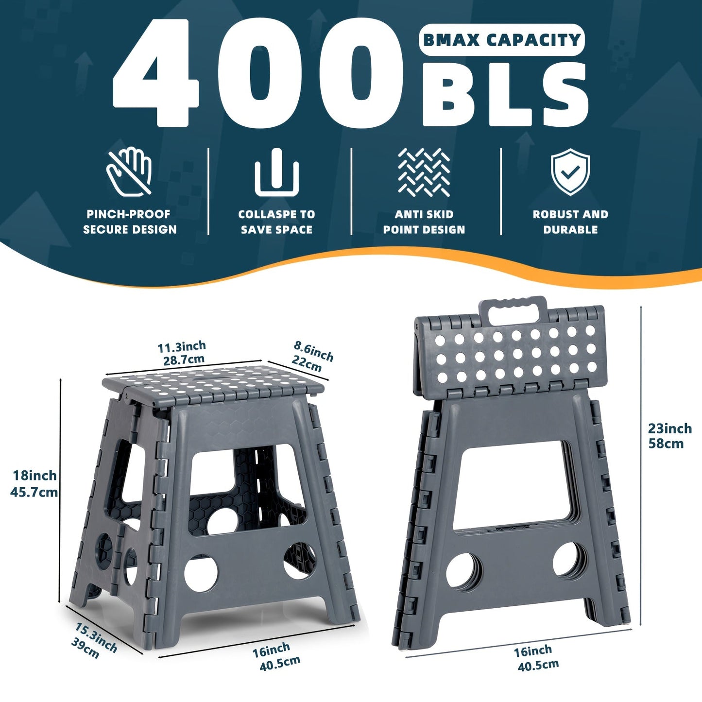Flexible Step Stool up to 180 kg | Skanto