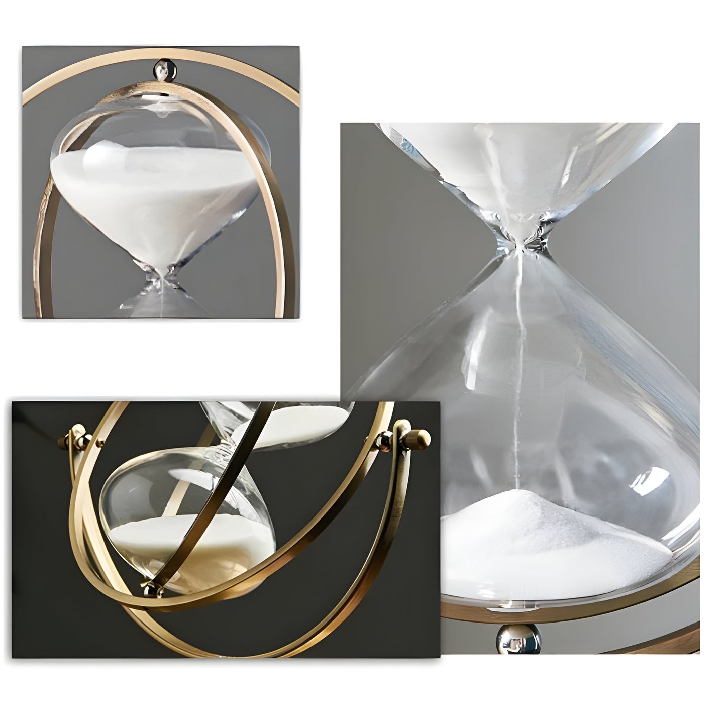 Elegant hourglass with calming sand flow and style Karnz