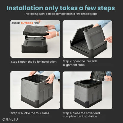 Skanto | Portable Folding Toilet – Ideal for Camping, Festivals, and Travel