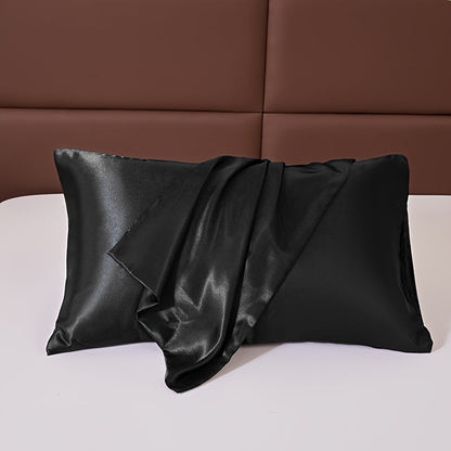 Skanto | 3-Piece Satin Fitted Sheet Set – Includes 1 Fitted Sheet and 2 Pillowcases (No Inserts) – Soft, Comfortable, and Breathable Bedding, Solid Color Mattress Topper for Bedroom and Guest Room