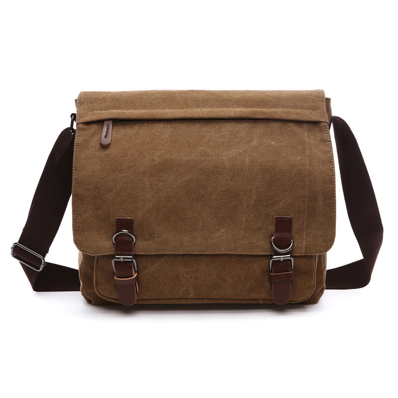Skanto | Carlos – Robust Men's Bag for Daily Use | Durable Canvas Crossbody Bag