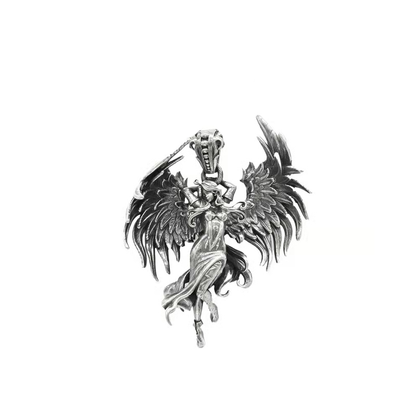 BowLift | Sterling Silver Guardian Angel Pendant Necklace