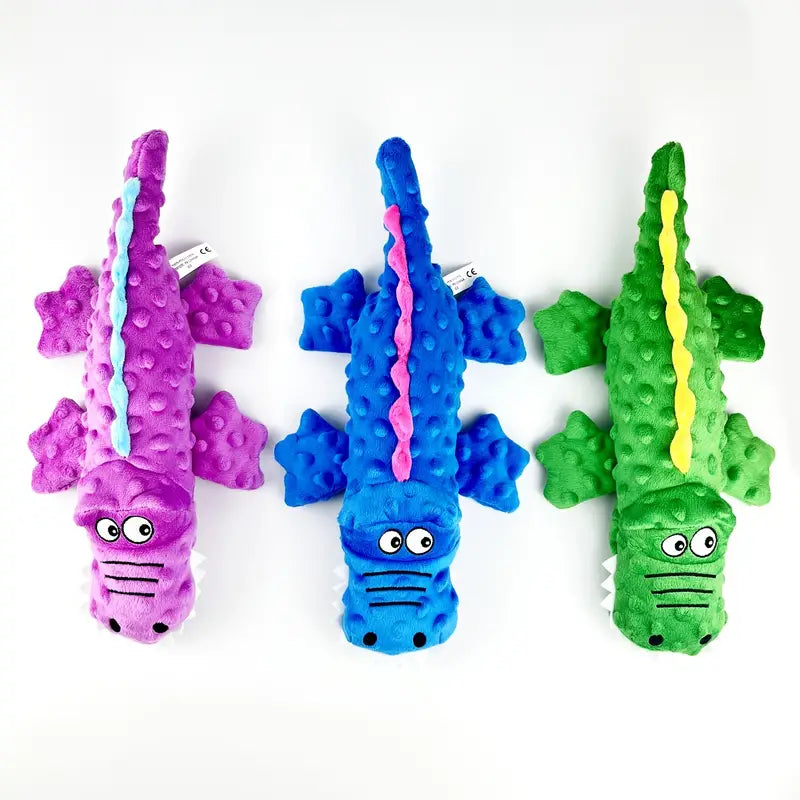 Sandsberg Crocodile Plush Toy for Aggressive Chewers 🐊