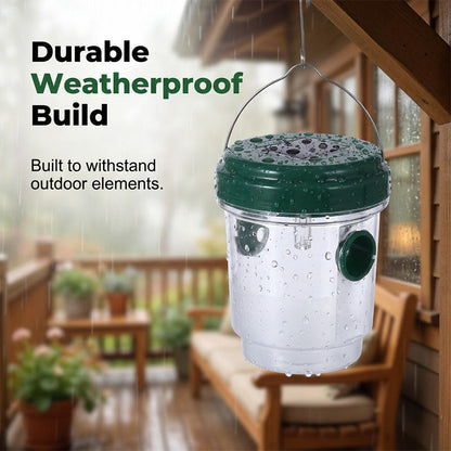 Solar powered wasp trap with LED lure | Kalsten
