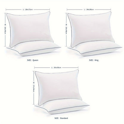 Skanto Skanto | Cooling Sleep Pillows - Luxury Hotel Quality with 3D Microfiber Fill and Breathable Cover - Ideal for Side, Back, and Stomach Sleepers, King Size