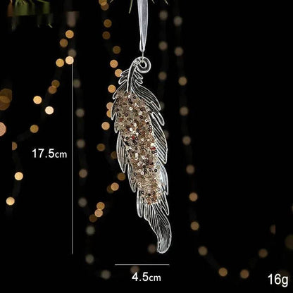 Skanto | Christmas Decorations Sequins Acrylic Transparent Pendant