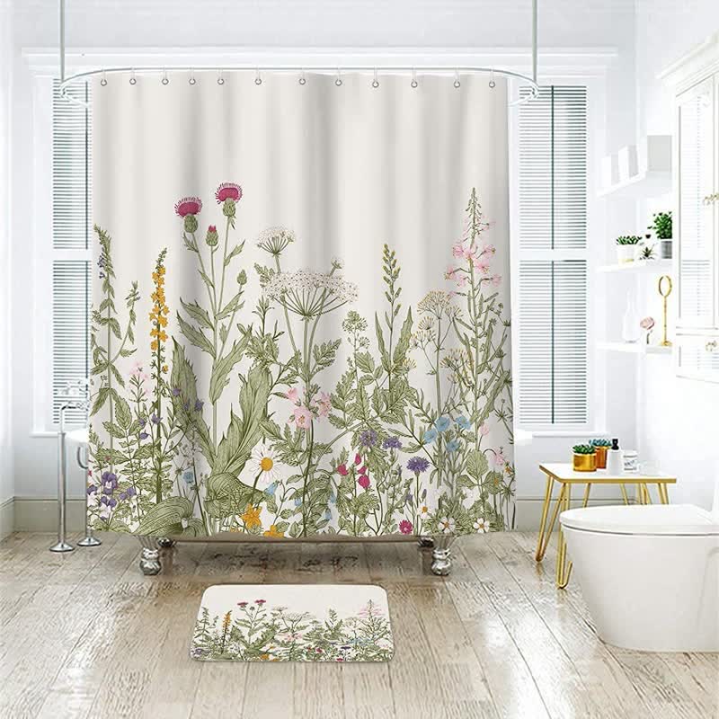 Rural Waterproof Decorative Shower Curtain | Karnz