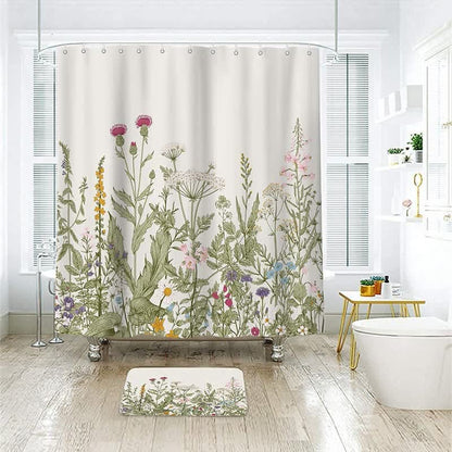Rural Waterproof Decorative Shower Curtain | Karnz