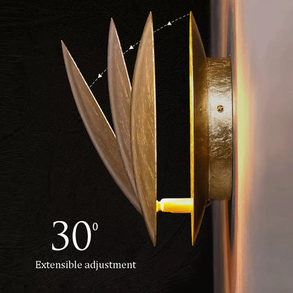 Skanto | GoldVeil - Nordic Modern Creative Bedroom Eclipse LED Art Wall Lamp