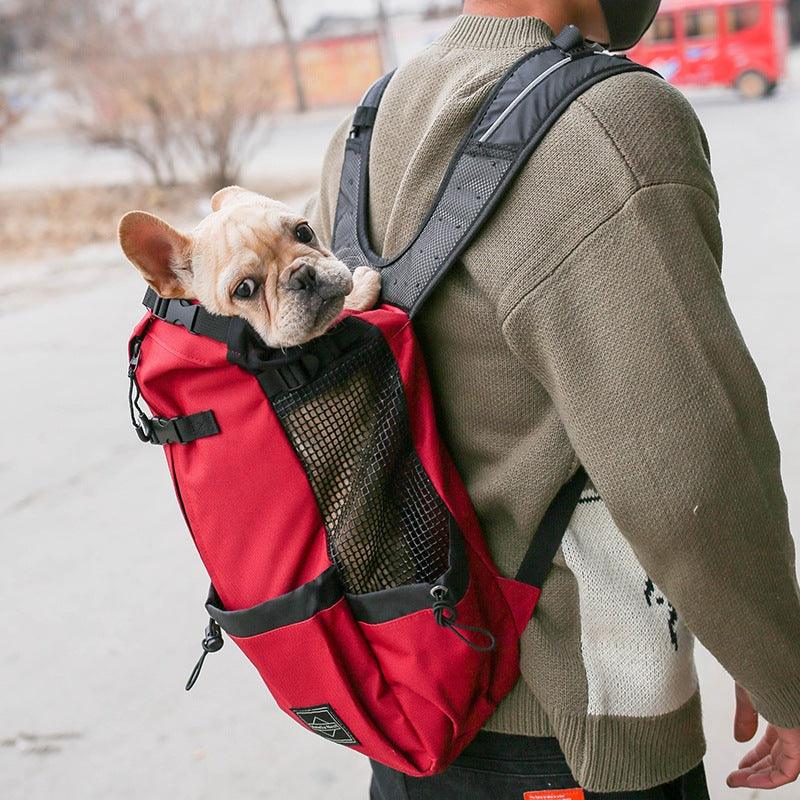 Skanto | Double Shoulder Dog Carrier Backpack - Outdoor Travel Companion