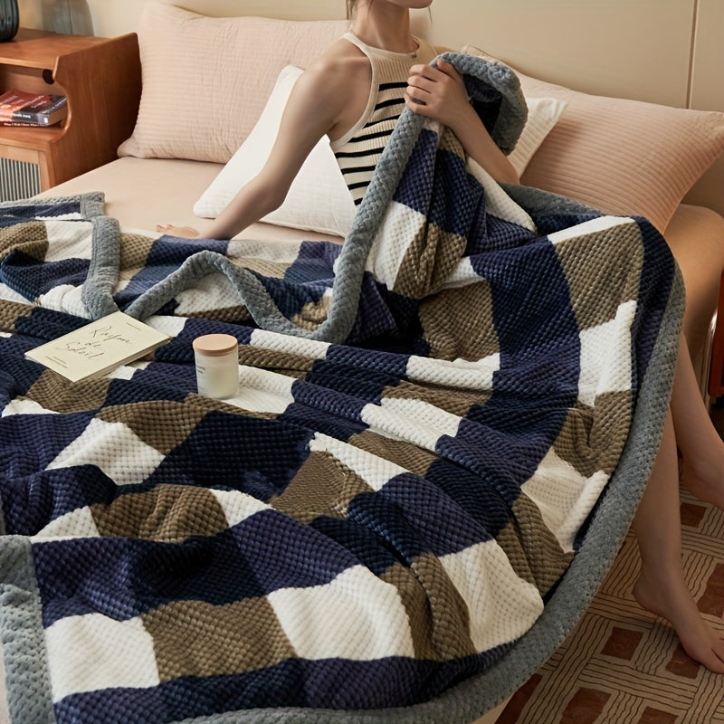 Cozy Plaid – Luxe Milk Fleece Blanket for Ultimate Comfort