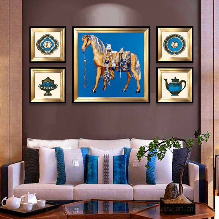 Creative Horse Riding Art Wall Decoration