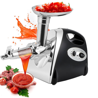 BowLift | 800W Electric Tomato Strainer All In One Cheese Grater Electric Meat Grinder Electric Vegetable Cutter