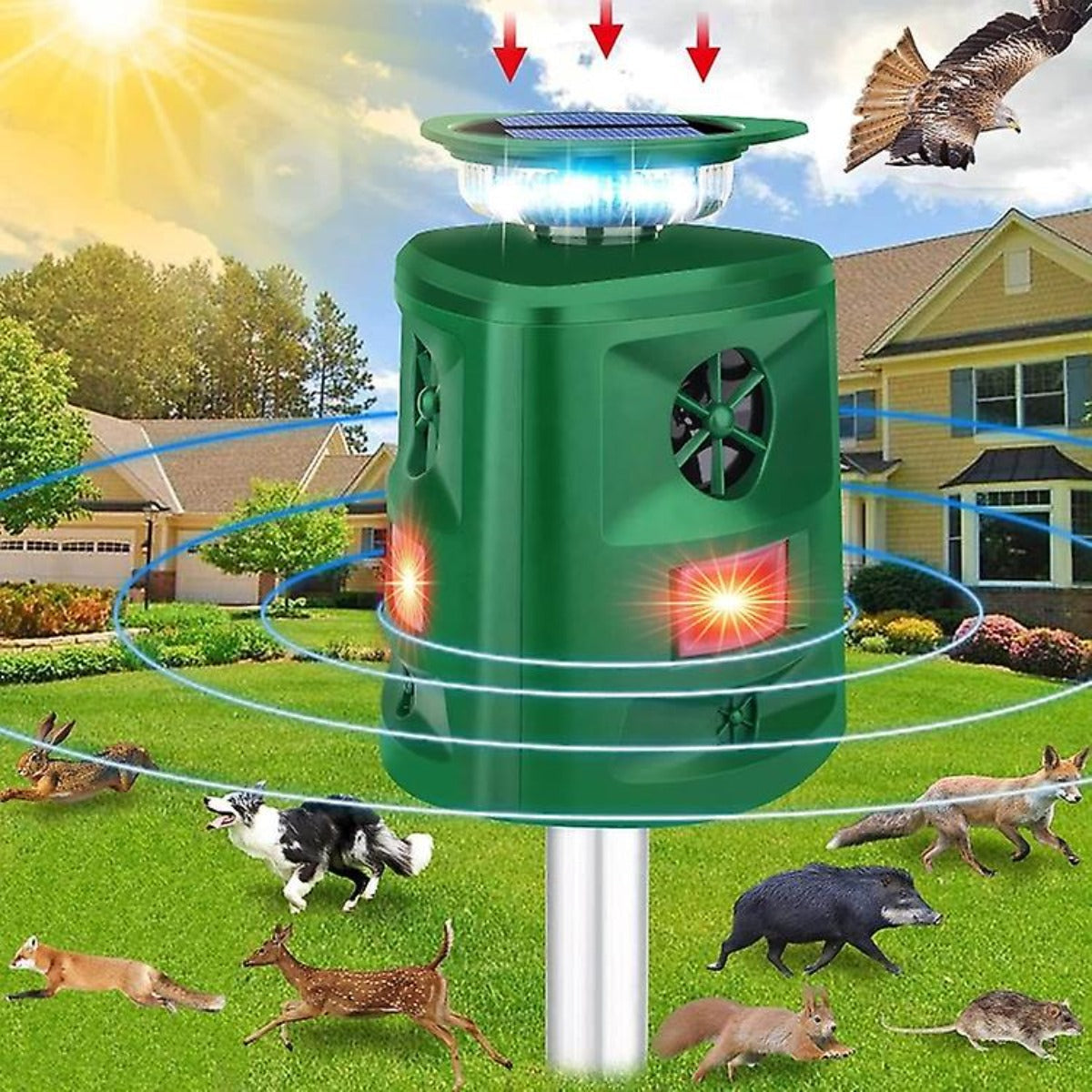 Karnz | Solar Ultrasonic Repeller