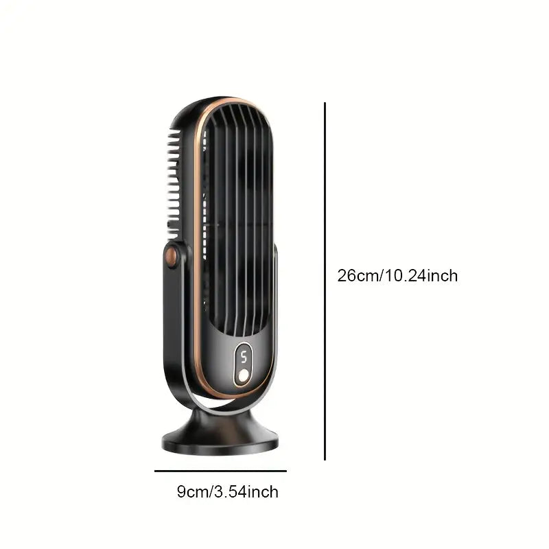 Portable Mini Air Conditioner with USB Charging – 5 Speeds & 720° Rotation | Bowlift