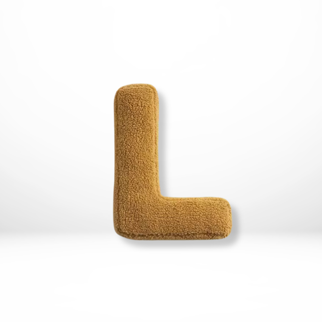 BowLift | Velvet Alphabet Decorative Cushion With Letters A To Z