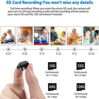 BowLift | Mini Wireless Spy Camera - Hidden CCTV, WiFi, Outdoor Security, Motion Detection